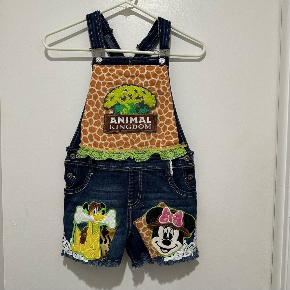 Handmade Disney Animal‎ Kingdom Jean overalls